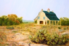 Bob's Barn at Sycamore Springs Ranch, 2002, oil, 20 x 24 in. [27] NFS